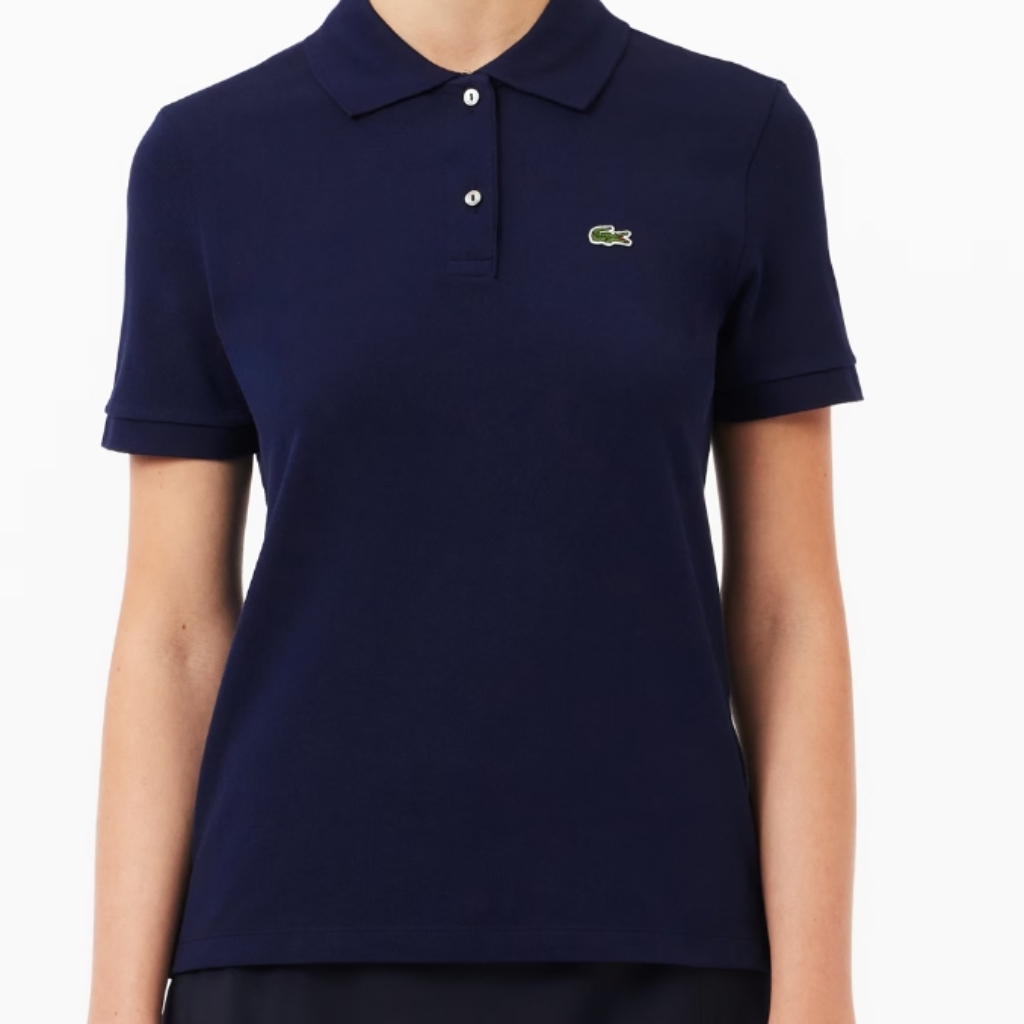 Lacoste Izod Blue Classic Fit Pique Short Sleeve Polo